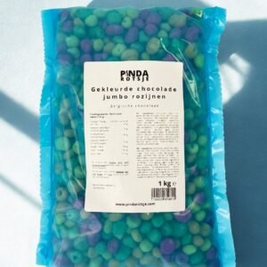 Gekleurde chocolade rozijnen mix 1 kg
