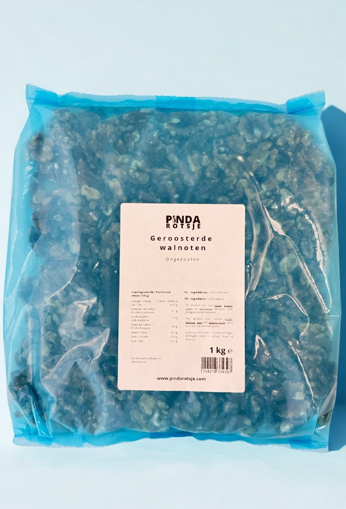 Ongebrande walnoten 1 kg - Afbeelding 2