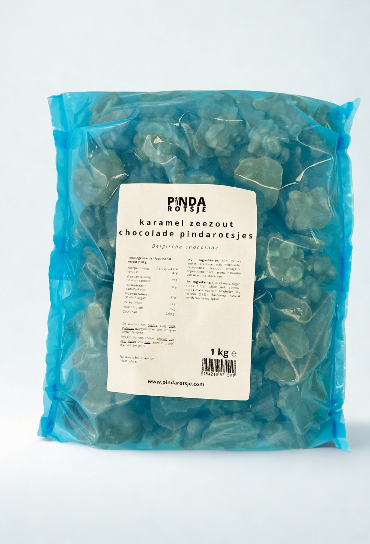 Pindarotsjes karamel zeezout 1 kg - Afbeelding 2
