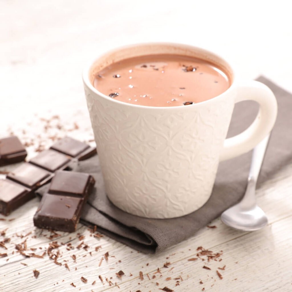 Chocolademelk maken met chocolade